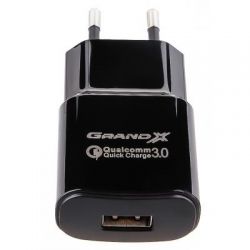   Grand-X Quick Charge Q3.0 3.6V-6.5V 3A, 6.5V-9V 2A, 9V-12V 1.5A USB (CH-550B) -  2