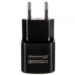   Grand-X Quick Charge Q3.0 3.6V-6.5V 3A, 6.5V-9V 2A, 9V-12V 1.5A USB (CH-550B)