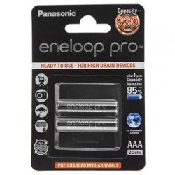  PANASONIC Eneloop Pro AAA 930 mAh NI-MH * 2 (BK-4HCDE/2BE)