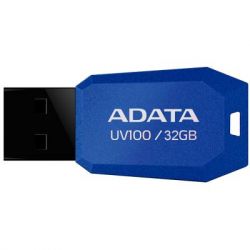 USB   ADATA 32GB DashDrive UV100 Blue USB 2.0 (AUV100-32G-RBL)