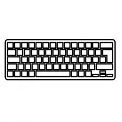 Клавиатура ноутбука ASUS UX51 коричневая без рамки/с подсв.UA/RU/US (0KN0-N42US23/0KNB0-6624US00/9Z.N8BBU.H01/NSK-UPH01)