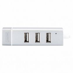 ������������ USB 2.0 Type-C Digitus, Silver, 3 ����� USB 2.0 + RJ45 Lan (DA-70253) - �������� 2