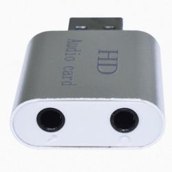   USB 2.0, 7.1, Dynamode C-Media 108 Silver, 90 , EAX2.0 / A3D1.0,   (USB-SOUND7-ALU) (Bulk) -  2