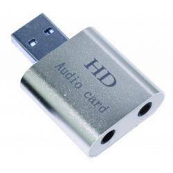   USB 2.0, 7.1, Dynamode C-Media 108 Silver, 90 , EAX2.0 / A3D1.0,   (USB-SOUND7-ALU) (Bulk) -  3