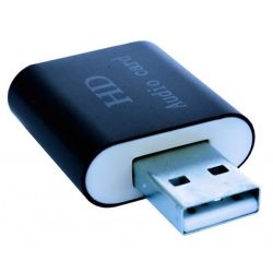   USB 2.0, 7.1, Dynamode C-Media 108, Black, 90 , EAX2.0 / A3D1.0,  , Blister (USB-SOUND7-ALU) -  3