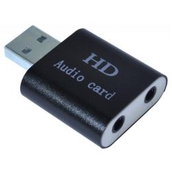 Звукова карта USB 2.0, 7.1, Dynamode C-Media 108, Black, 90 дБ, EAX2.0 / A3D1.0, алюмінієвий корпус, Blister (USB-SOUND7-ALU)