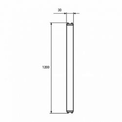 Лампочка Eurolamp G13 (LED-T8-18W/4000(nano)) - Картинка 2