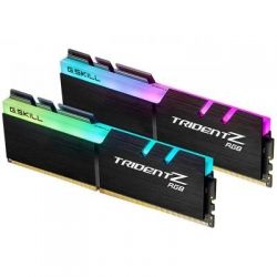  '  ' DDR4 16GB (2x8GB) 3200 MHz Trident Z RGB G.Skill (F4-3200C16D-16GTZR) -  2