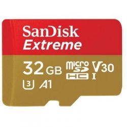   SANDISK 32GB microSDHC V30 A1 UHS-I U3 4K Extreme (SDSQXAF-032G-GN6MA) -  2