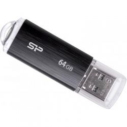 USB Flash Drive 64Gb Silicon Power Ultima U02 Black (SP064GBUF2U02V1K) -  2