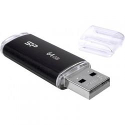 USB   Silicon Power 64GB Ultima U02 Black USB 2.0 (SP064GBUF2U02V1K) -  5