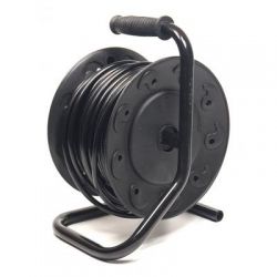 Сетевой удлинитель PowerPlant на катушке 25 м, 4 розетки (JY-2002/25) (PPRA10M250S4) - Картинка 3