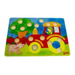 Настільна гра Goki Лото Різнокольоровий світ (56705) - Картинка 4