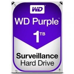   3.5" 1Tb Western Digital Purple, SATA3, 64Mb, 5400 rpm (WD10PURZ)