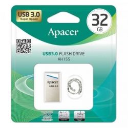 USB   Apacer 32GB AH155 Blue USB3.0 (AP32GAH155U-1) -  3