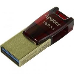 USB   Apacer 32GB AH180 Red Type-C Dual USB 3.1 (AP32GAH180R-1) -  2