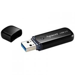 USB   Apacer 64GB AH355 Black USB 3.0 (AP64GAH355B-1) -  3