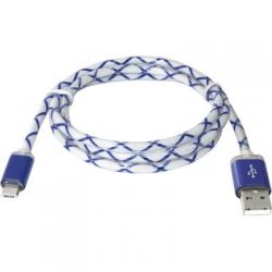  Defender USB08-03LT USB - Micro USB, BlueLED backlight, 1m (87555) -  2