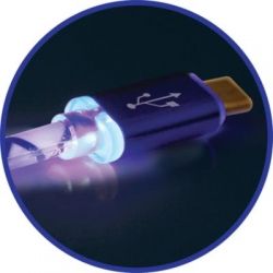  USB - micro USB 1  Defender USB08-03LT, Blue, 2.1 (87555) -  4