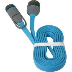 ���� ������ USB10-03BP USB - Micro USB/Lightning, blue, 1m Defender (87487) - �������� 3