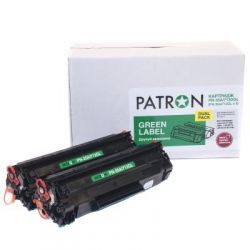  PATRON HP LJ CE285A/CANON 725 GREEN Label (DUAL PACK) (PN-85A/725DGL) -  2