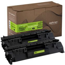 �������� Patron HP LJ CE505A/CANON 719 GREEN Label (DUAL PACK) (PN-05A/719DGL)