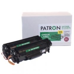 �������� PATRON HP LJ Q2612A/CANON 703 GREEN Label (DUAL PACK) (PN-12A/703DGL) - �������� 2