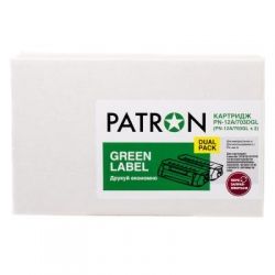  PATRON HP LJ Q2612A/CANON 703 GREEN Label (DUAL PACK) (PN-12A/703DGL)