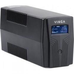 Источник бесперебойного питания Vinga LED 1500VA plastic case (VPE-1500P) - Картинка 2