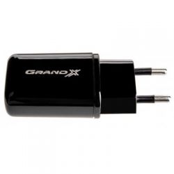   Grand-X CH-15UMB (5V/2,1A + DC cable 2,4 USB -> Micro USB 1m) Black (CH-15UMB) -  4