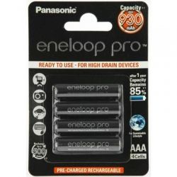  R3 Panasonic Eneloop Pro BK-4HCDE/4BE, AAA/(HR03), 930mAh, LSD Ni-MH,  4, Japan -  1