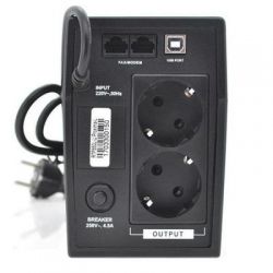  Ritar RTP650L-U (375W) Proxima-L, LED, AVR, 4st, USB, 2xUNIVERSAL socket, 1x12V7Ah, plastik Case -  3