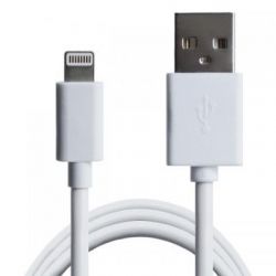���� ������ USB 2.0 AM to Lightning 1.0m Cu, 2.1� White Grand-X (PL01W) - �������� 2