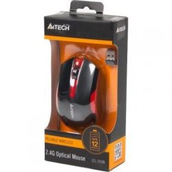 Мышь A4Tech G3-200N (Black+Red) , USB - Картинка 4