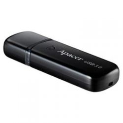 USB   Apacer 16GB AH355 Black USB 3.0 (AP16GAH355B-1) -  2