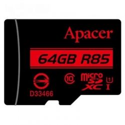  '  ' Apacer 64GB microSDXC class 10 UHS-I U1 (AP64GMCSX10U5-R) -  2