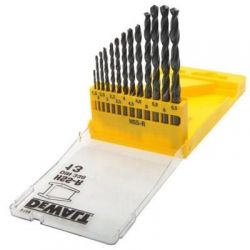 Набір свердл DeWALT HSS-R по металлу, 13шт, d=1,5-6,5мм. (DT5912) - Картинка 2