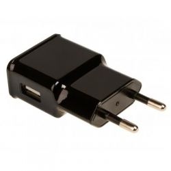  Grand-X 1*USB, 2,1A, Black, + cable USB -> Lightning, Cu, 2.1, 1m (CH03LTB) -  2