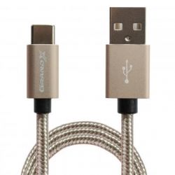   Grand-X Quick Charge Q3.0, + cable USB -> Type C, Cu, 3A, 1m (CH-550TC) -  5