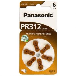  Panasonic PR41 / PR312 (1.4V) * 6 (PR-312/6LB) -  1