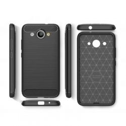 Чохол до мобільного телефона для Huawei Y3 2017 Carbon Fiber (Black) Laudtec (LT-HY32017B) - Картинка 4