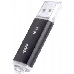 USB   Silicon Power 16GB Ultima U02 Black USB 2.0 (SP016GBUF2U02V1K) -  2