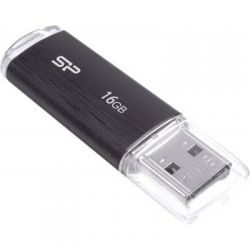 USB   Silicon Power 16GB Ultima U02 Black USB 2.0 (SP016GBUF2U02V1K) -  3