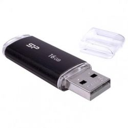 USB   Silicon Power 16GB Ultima U02 Black USB 2.0 (SP016GBUF2U02V1K) -  4