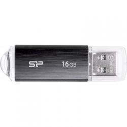 USB   Silicon Power 16GB Ultima U02 Black USB 2.0 (SP016GBUF2U02V1K) -  1
