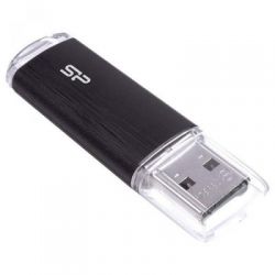 USB флеш накопитель Silicon Power 8GB Ultima U02 Black USB 2.0 (SP008GBUF2U02V1K) - Картинка 3