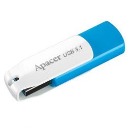 USB флеш накопичувач Apacer 64GB AH357 Blue USB 3.1 (AP64GAH357U-1) - Картинка 2
