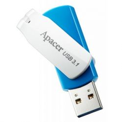 USB   Apacer 64GB AH357 Blue USB 3.1 (AP64GAH357U-1) -  3