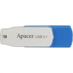 USB   Apacer 64GB AH357 Blue USB 3.1 (AP64GAH357U-1)