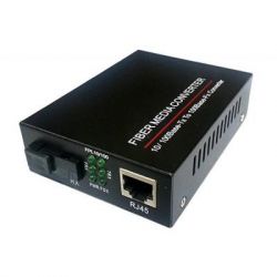Медіаконвертер FoxGate 10/100Base-TX to 100Base-F 1550нм, SM, SC/PC, 20 км (EC-B-0,1-1SM-1550nm-20)